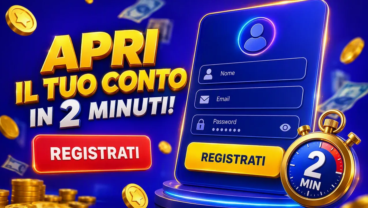 Registrazione su Winnita — Apri il Tuo Conto di Gioco