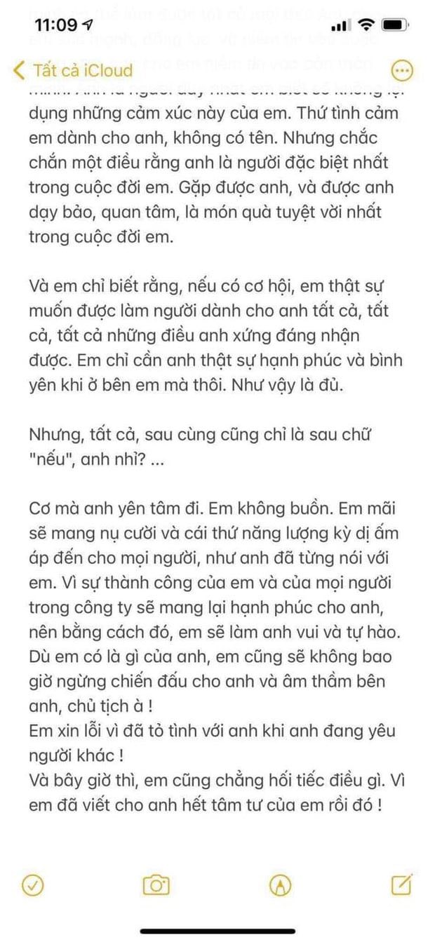 Trang cuối cùng của bức thư tình