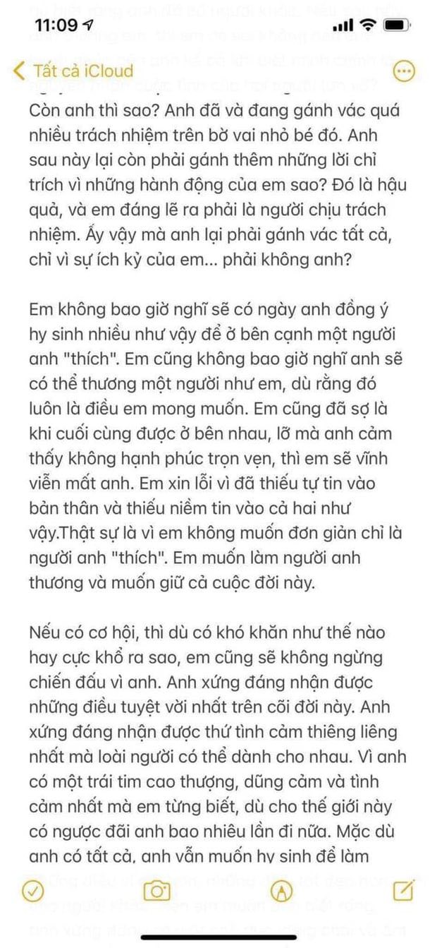 Trang thứ hai bức thư tình