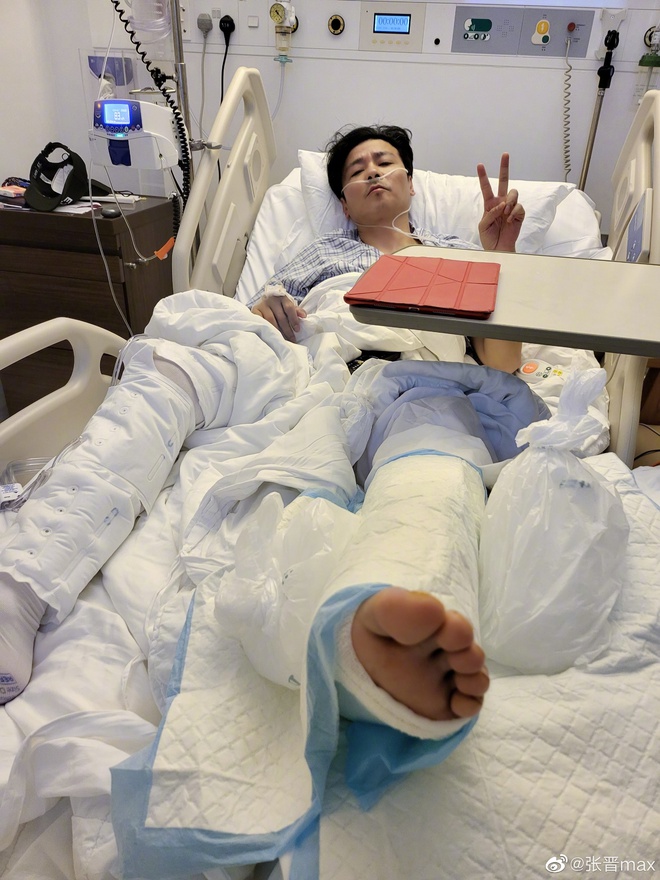 Trương Tấn bị thương trên phim trường