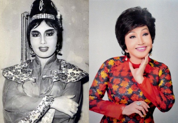 Hình ảnh nghệ sĩ Hồng Nga khi còn trẻ