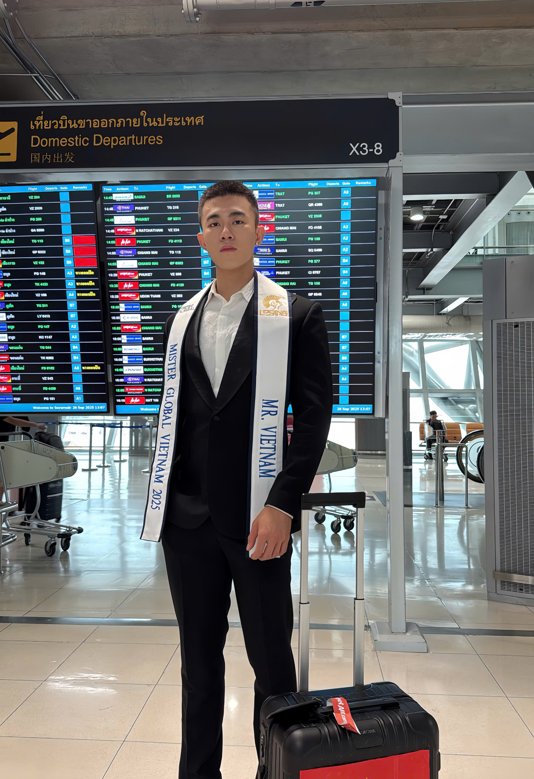 Đại diện Việt Nam tiếp tục thi Nam vương Toàn cầu 2025.