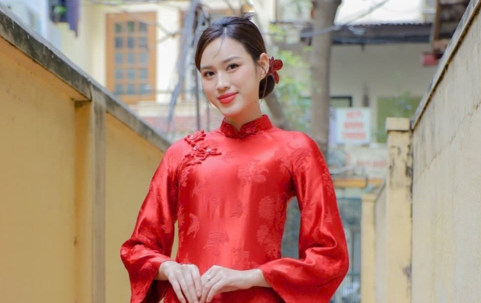 Hoa hậu Đỗ Thị Hà trong ngày cưới