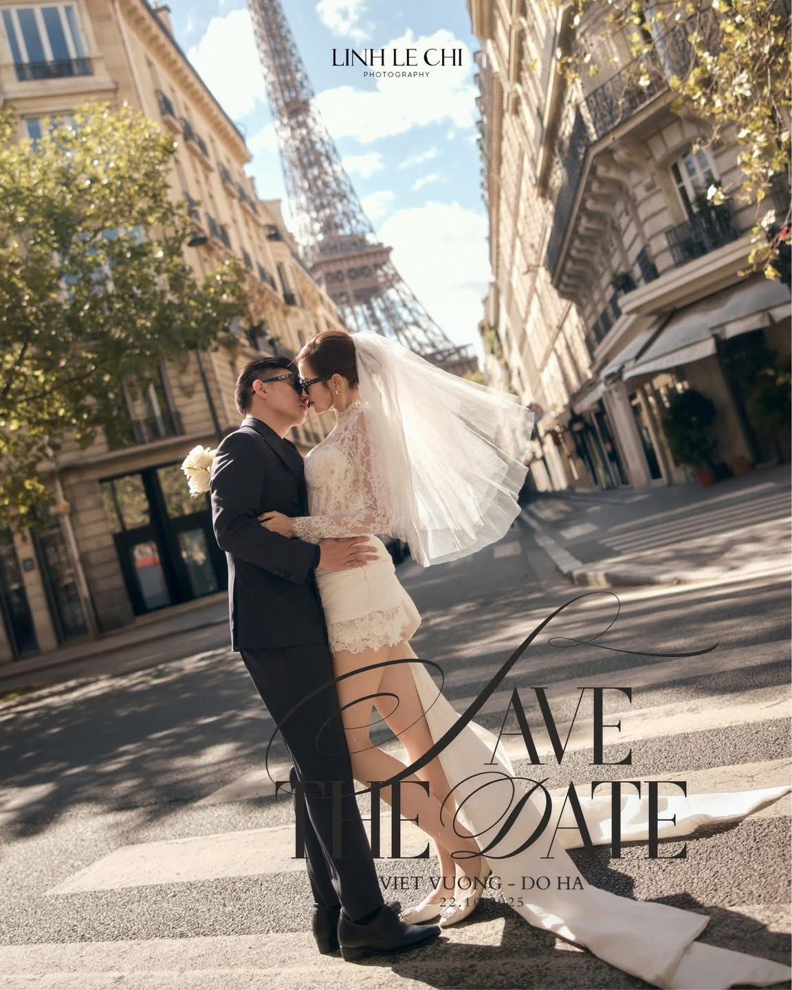 Đỗ Hà xinh đẹp trong ngày cưới Hoa hậu Đỗ Hà trong bộ váy cưới thứ ba