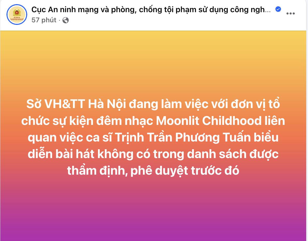 Cục An ninh mạng và phòng, chống tội phạm sử dụng công nghệ cao thông tin về vụ việc của Jack Thông tin vụ việc của Jack từ Cục An ninh mạng