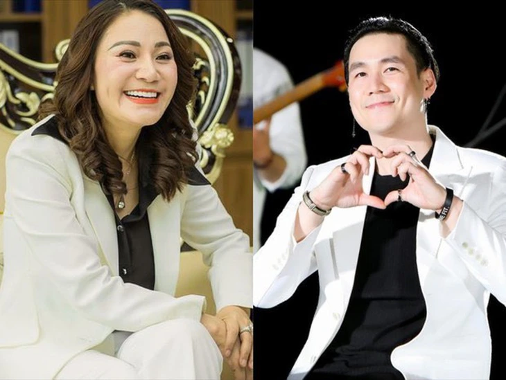 Tình hình nam ca sĩ bị phong tỏa tài sản ở Lâm Đồng- Ảnh 1. Ca sĩ Khánh Phương và vợ.