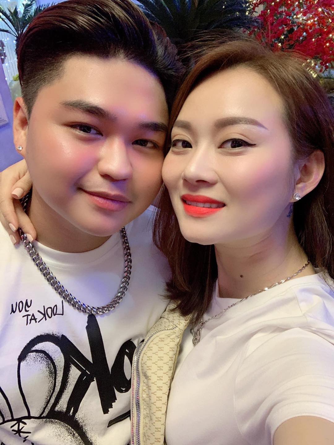 Duy Phước cùng vợ tại sự kiện