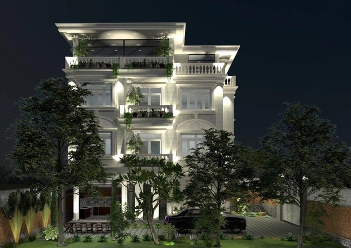 Biệt thự trắng xa hoa của Lý Nhã Kỳ