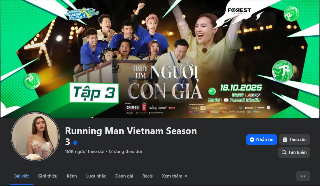 Ninh Dương Lan Ngọc thay avatar fanpage chương trình