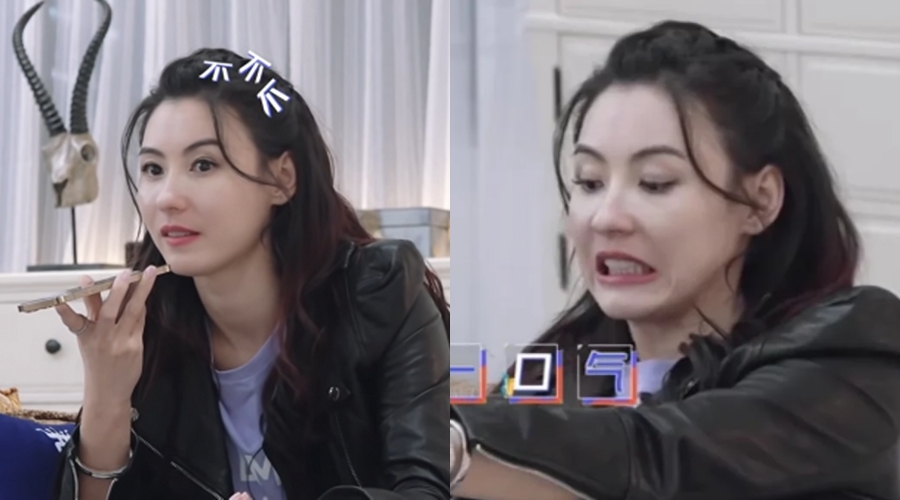 Biểu cảm 'không dám thở mạnh' của Trương Bá Chi khi nói chuyện điện thoại với các con. Trương Bá Chi bối rối khi nhắc về con trai cả