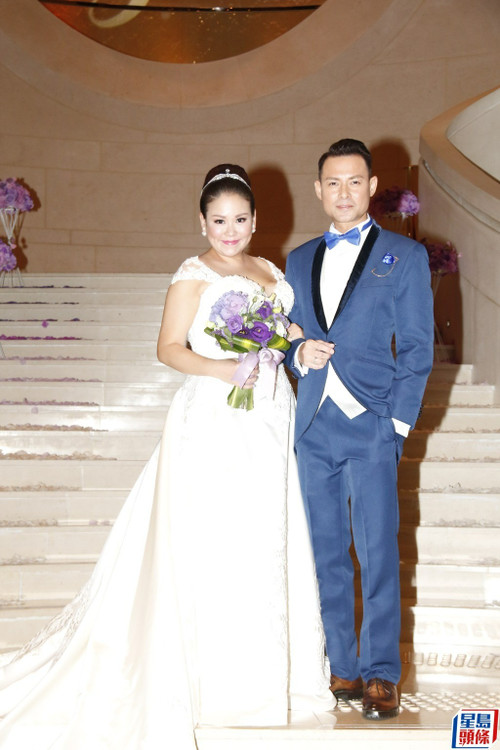 Hải Tuấn Kiệt cùng vợ trong ngày cưới