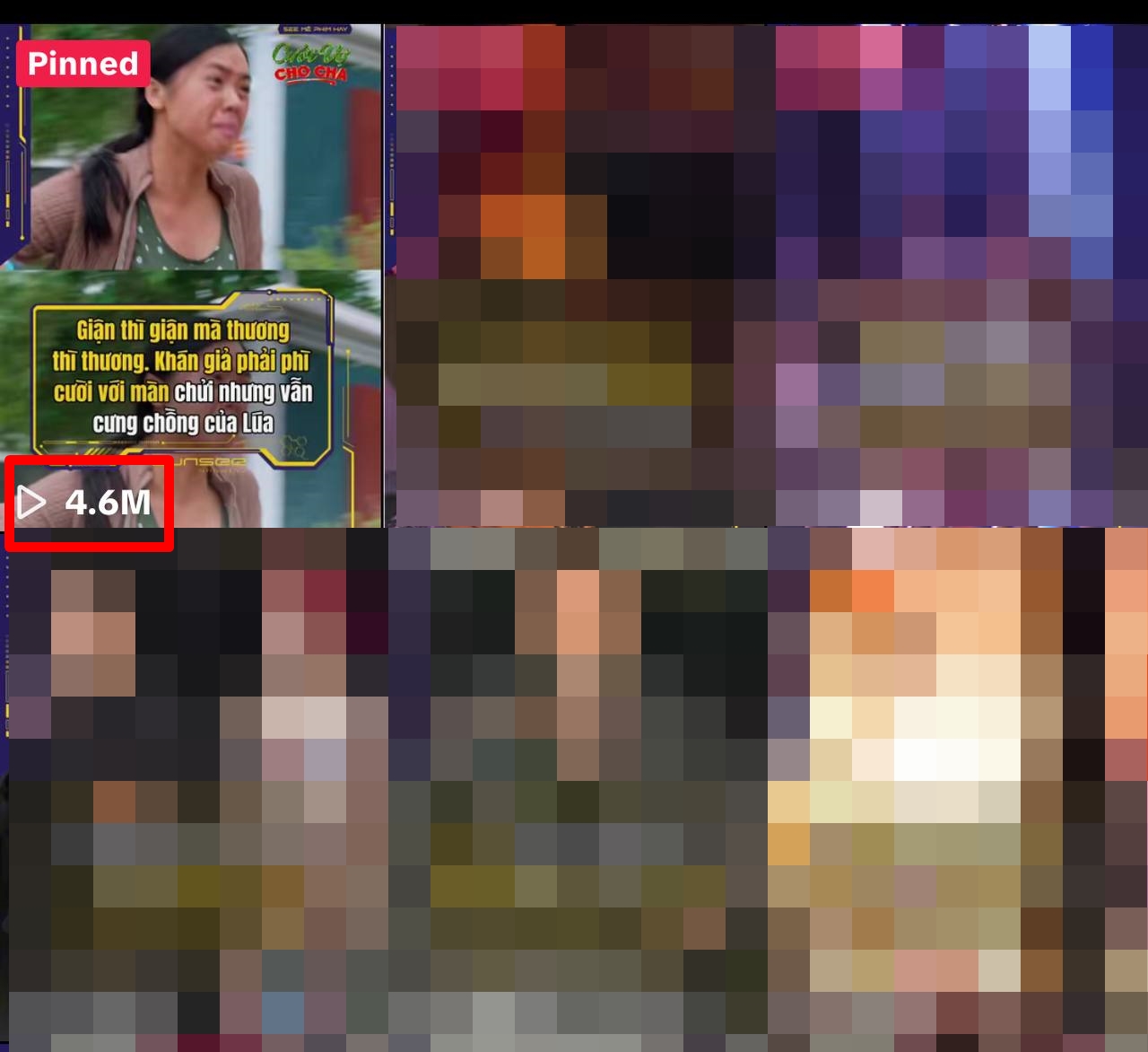 Đoạn video nhận nhiều lượt xem