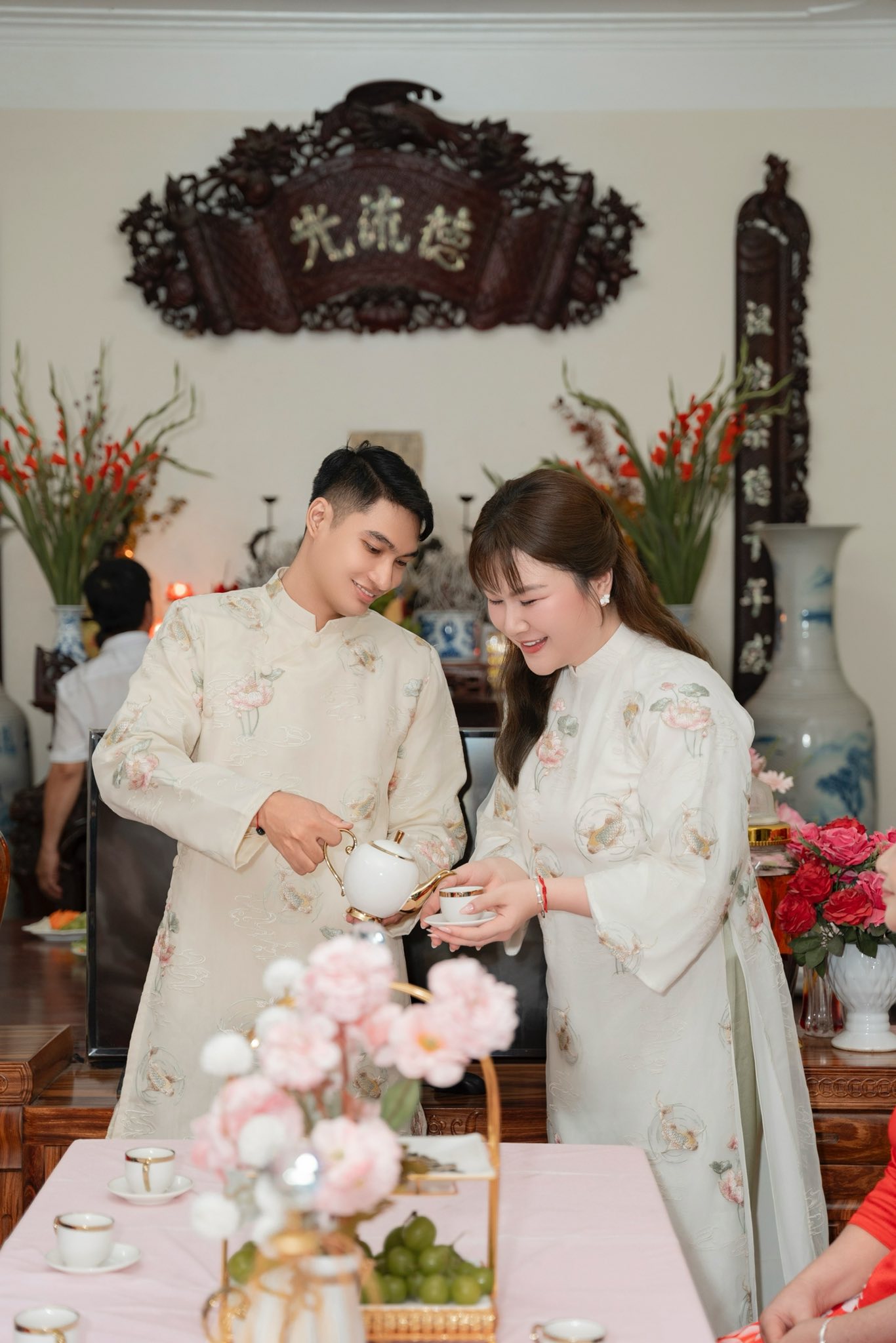 Lễ dạm ngõ của Thủy Tiên và Lê Tiến Đạt