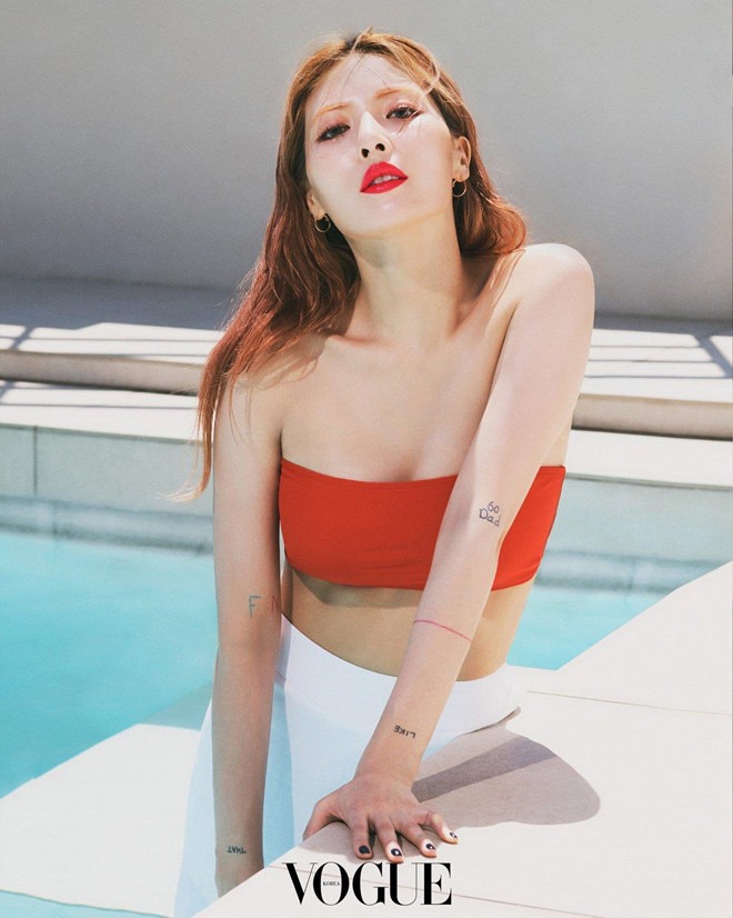 Ảnh thời trẻ với ba vòng chuẩn đẹp của HyunA