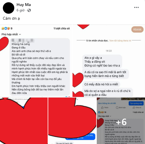 Huy Ma cảm ơn những lời động viên