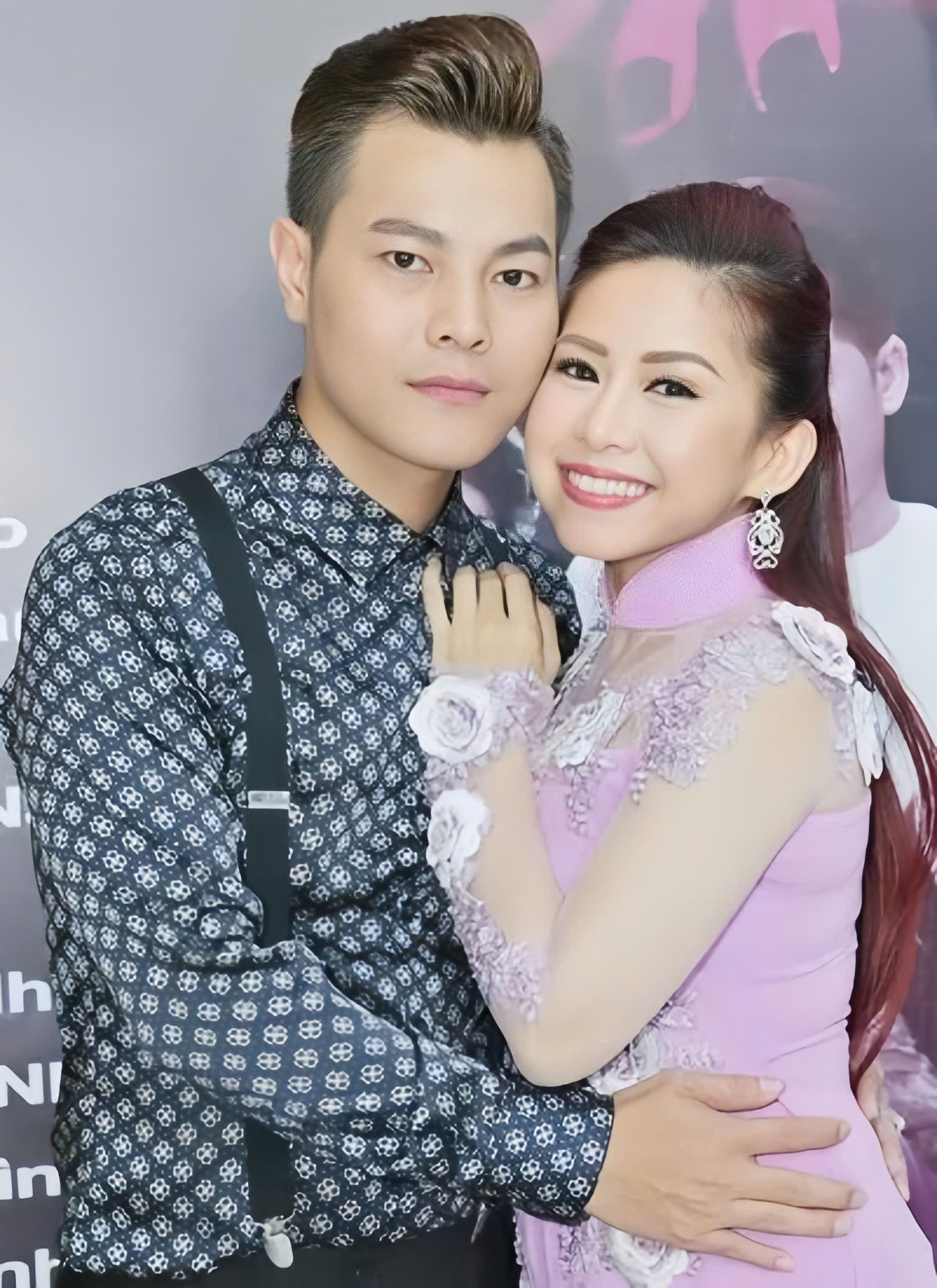 Bình Tinh và chồng Bình Tinh và Nhật Minh bên nhau