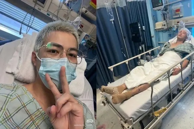 Nam diễn viên phải liên tục phẫu thuật để cứu lấy đôi chân của mình trong 2 năm qua