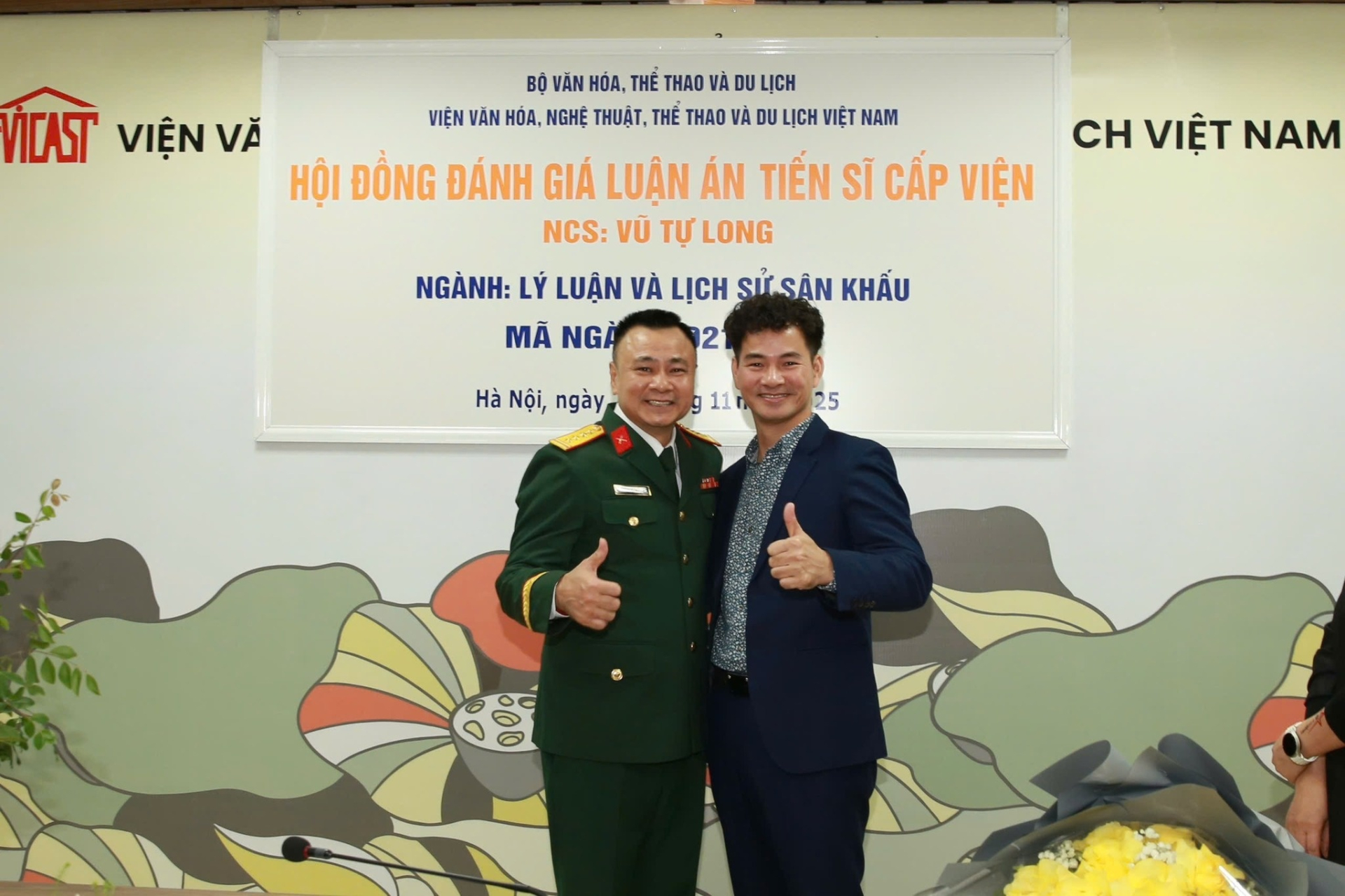 Cục trưởng Xuân Bắc và Tiến sĩ Tự Long